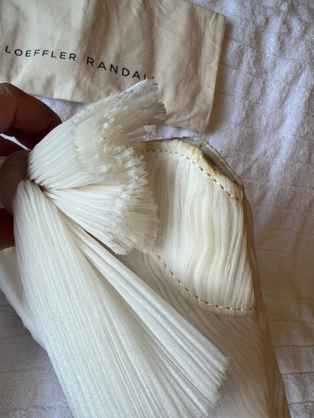 Loeffler Randall Rayne Clutch in Ivory - Picture 2 of 7